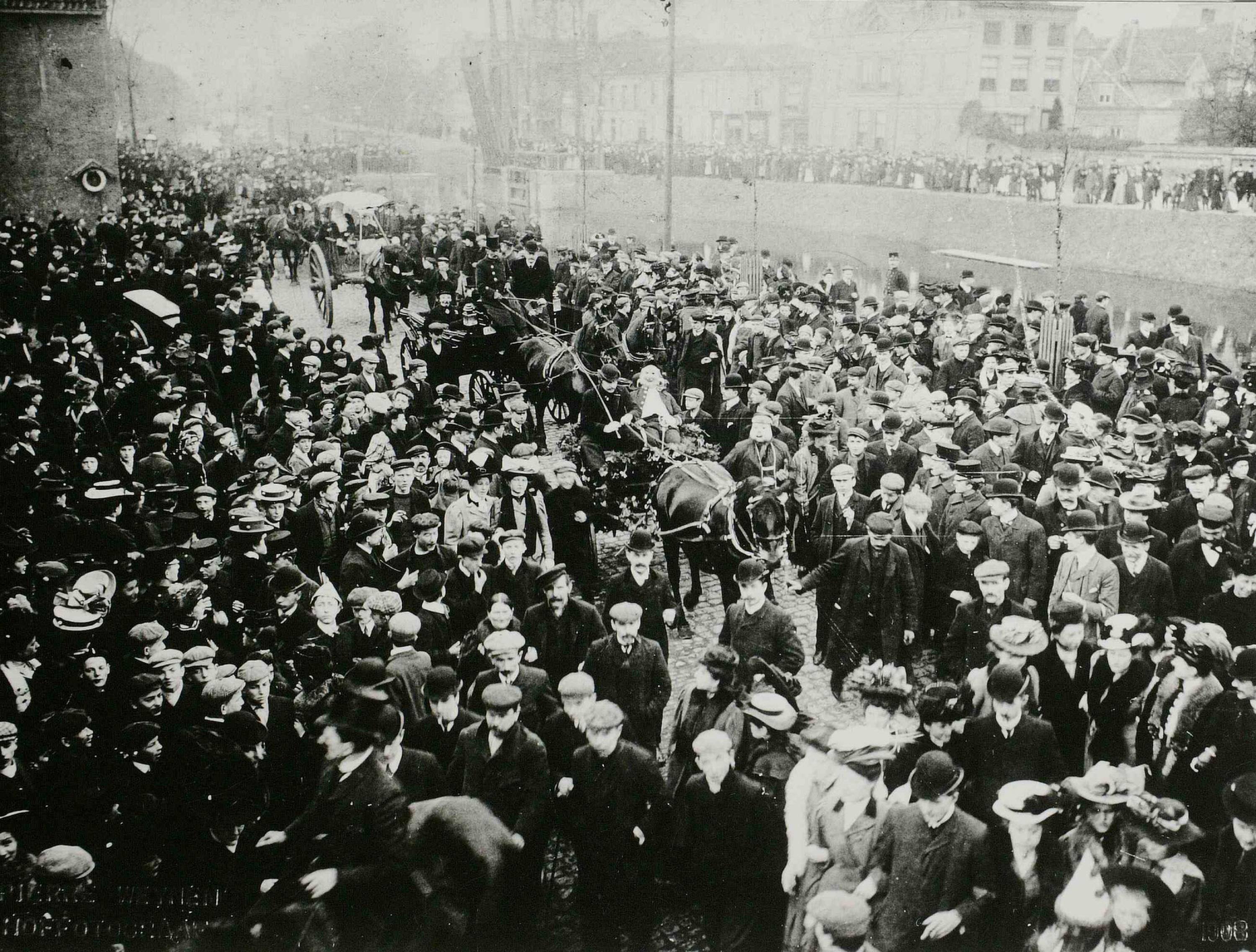 Optocht van de Polder in 1908 (Erfgoed &#039;s-Hertogenbosch)