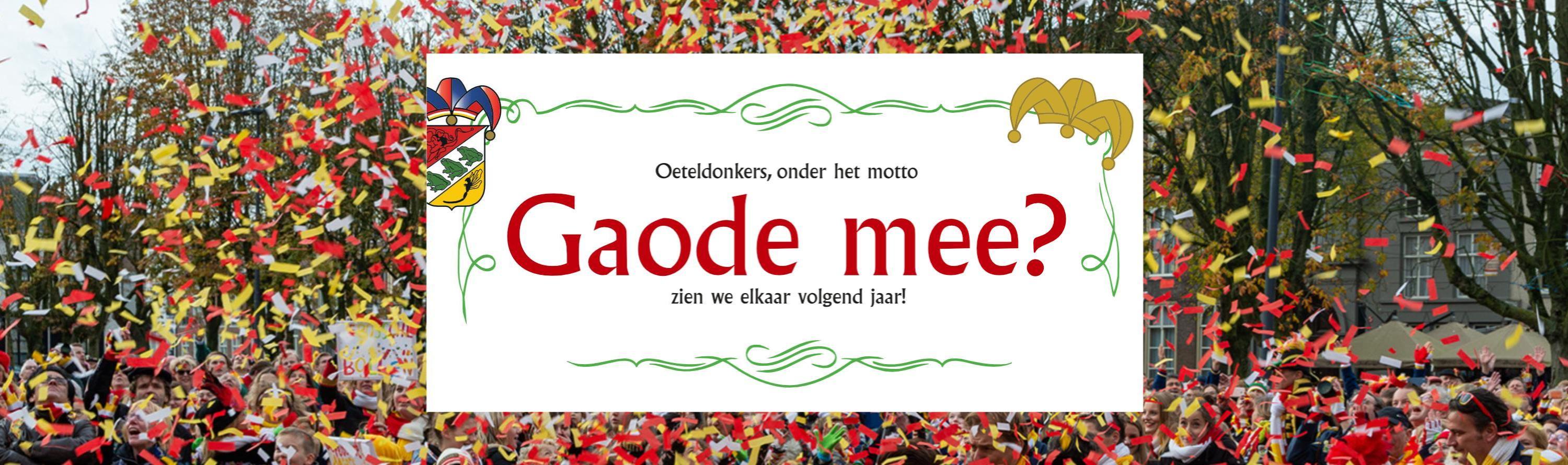 Thema Oeteldonk 2026: Gaode mee?